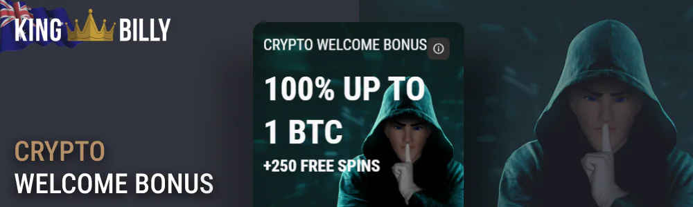 King Billy Crypto Welcome Bonus