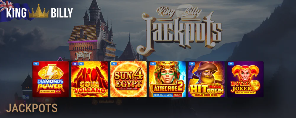 Jackpots at King Billy Casino