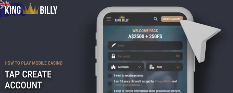 King billy casino app