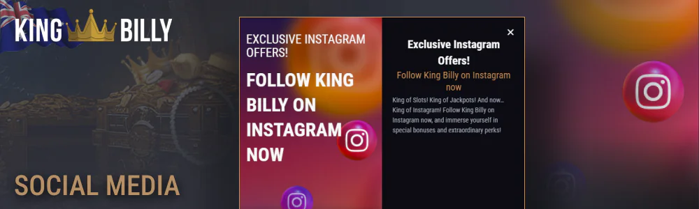 King Billy Social Media
