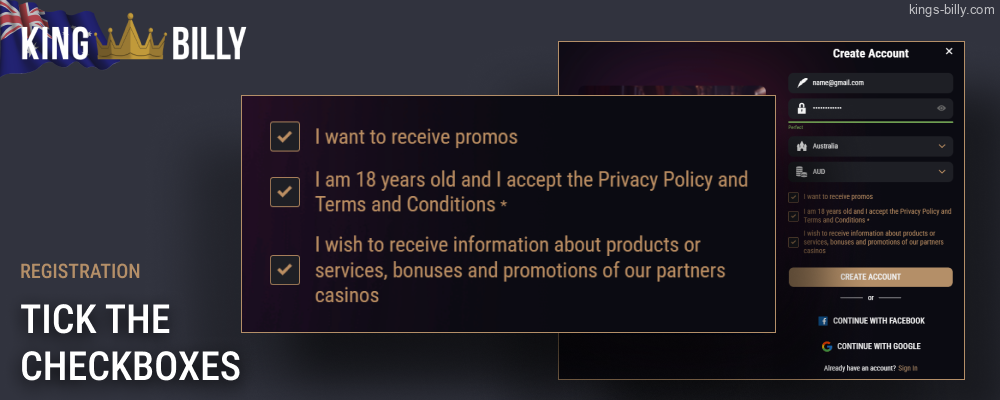 King Billy Interface