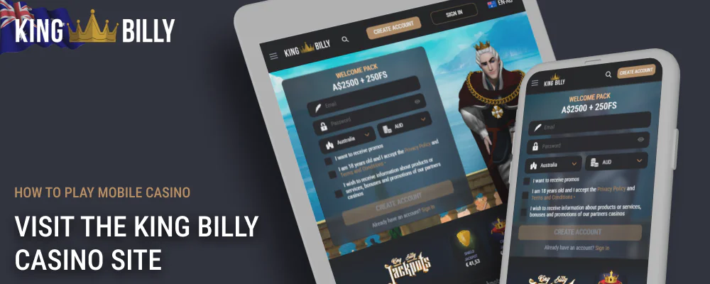 Visit the mobile site King Billy